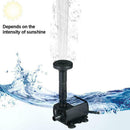 Solar Panel Kit Water Pump Pond Fountain Pool Submersible Outdoor Garden H4B4