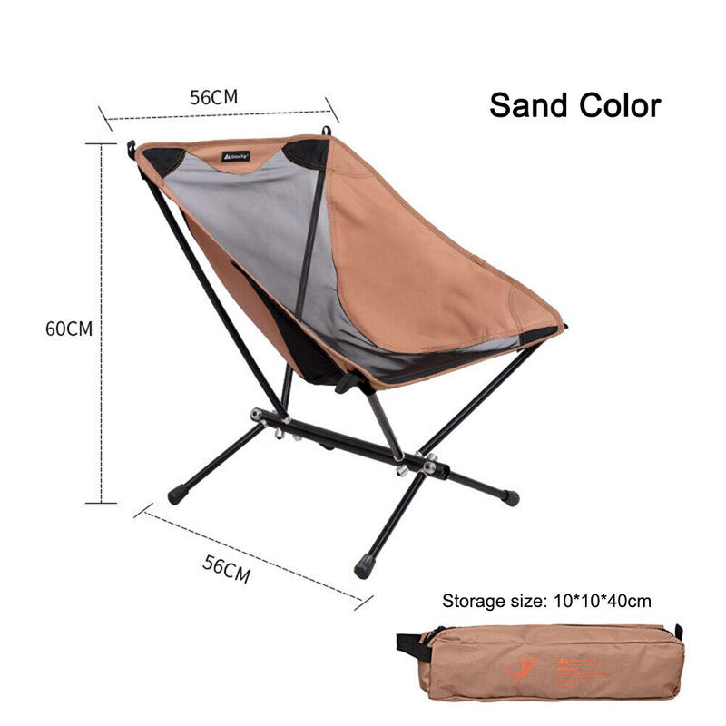 #A Camping Fishing Barbecue Chair Portable Ultra Light Folding Hiking Seat Tool