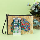 DIY Elephant Special Shaped Diamond Painting Wristlet Clutch Zipper Wallet Newly