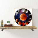 5D DIY Full Round Drill Diamond Painting Total Solar Eclipse Abstract Handmade