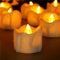 Flameless Candles - Flickering LED Tea Light with Timer for Seasonal & Festival