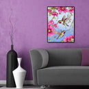 Hand Painted Artwork Frameless DIY Flying Bird Painting By Numbers Art Picture