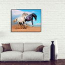Painting By Numbers Kit DIY Fine Horse Hand Painted Canvas Oil Art Picture Craft
