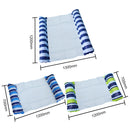 PVC Water Hammock Recliner Inflatable Floating Bed Air Mattress (Dark Blue)