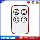 AK-K210605 433MHz 4 Buttons Learning Copy Remote Controller (White Red)