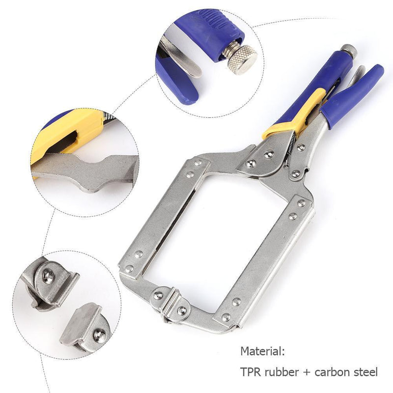 Multi-functional Flat Locking Grip Vise ?Pliers Carbon Steel C Clamp (14in)