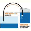 Universal Automatic Siphon Pump Oil Fuel Liquid Transfer 180CM Y8L0 Oil C6R0