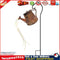 LED Solar Watering Can Lamp Garden Art Metal Iron Kettle Light (B Hook Up) Newly