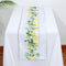 Decorations Cotton Linen Lemon Table Runner Sunflower Tablecloth Triangle
