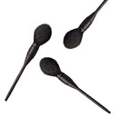 1pc Ratten Cosmetic Brush Soft Wool Powder Blush Brush Makeup Tools (Black)