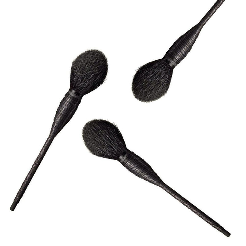 1pc Ratten Cosmetic Brush Soft Wool Powder Blush Brush Makeup Tools (Black)