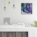20x20cm Colorful DIY Paint By Number Kit Irregular Flower Decoration Gift A