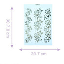 Plastic Scrapbooking DIY Layering Stencils Paper Card Flower Painting