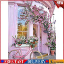 5D Diamond Painting Kit Pink Bike Full Round Drill DIY Mosaic Picture Home