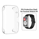Protector Case Anti Scratches Full Cover for Huawei Watch Fit (Transparent)