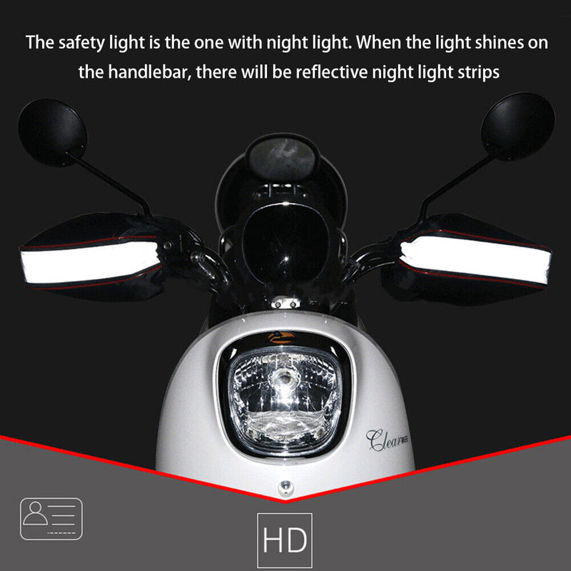 Windproof Motorcycle Handleable Muffs Winter Thick Warm Handle Bar Gloves Covers