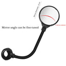 Bicycle Handlebar Rearview Mirror Adjustable Wide Range Back Sight Reflector