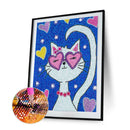 Diamond Painting 5D DIY Cat Full Special Drill Rhinestone Kits (CU097) Newly