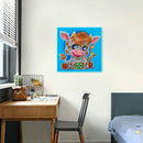 5D DIY Diamond Painting Cow Partial Special Shape Drill Mosaic (UP147) Newly