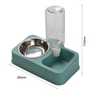Automatic Drinking Water Bowl Pet Cat Puppy Food Feeder Waterer (Green) Newly