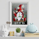 5D DIY Diamond Painting Kits Full Square Drill Let it Be Gnome Mosaic Pictu