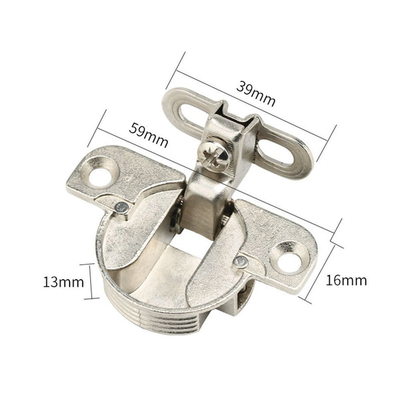 arm Hidden Hardware Container Hinges Desk Cabinet Wardrobe Inner Hinges