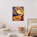 Diamond Painting Halloween Pumpkin Full Round Drill Picture of Rhinestone K
