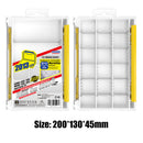 Double Sided Fishing Hooks Lures Bait Fishing Tackle Case (Movable Baffle)