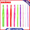 9pcs Plastic Crochet Hooks Sewing Needles Sweater Weaving Tools Kit Set