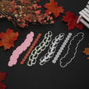 3pcs Footprint Cutting Dies Stencils Scrapbook Embossing DIY Album Cards