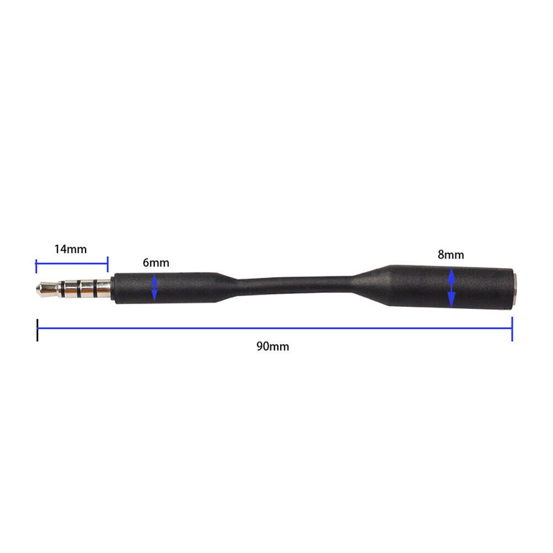 1pc 3.5 mm Jack Male to Female Stereo AUX Extension Cable for Headphones Newly