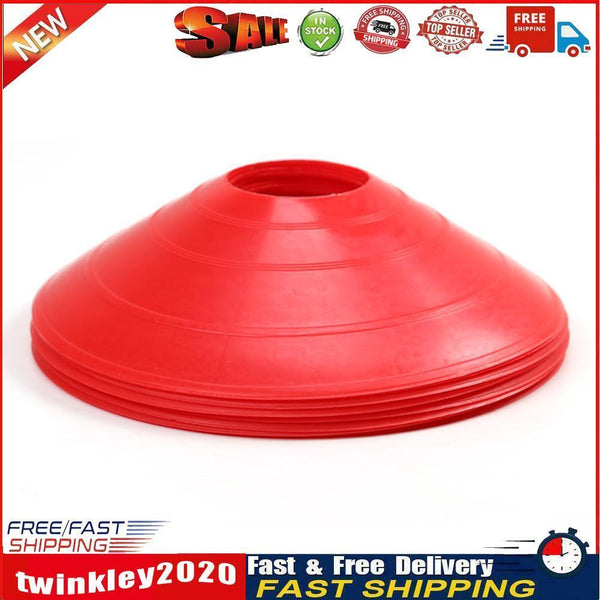 10pcs/lot Outdoor Soccer Cross Speed Agility Training Discs Cone (Red) Newly