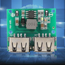 HW-681 DC-DC Step Down Power Module Dual USB 5V 3A Car Charging Buck Board