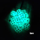 Night Bar 14mm 6 Sided Noctilucent Dice Cubes Drinking Tool Luminous Game Dices