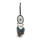 Akaddy Peacock Feathers Handmade Dreamcatcher Craft Dream Catcher Net Home Deco