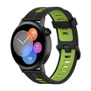 20mm Watch Band for Huawei Watch GT3 42mm Silicone Strap (Black Lime) Newly
