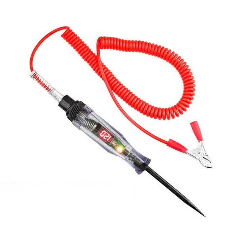Professional Long Probe Pen Digital Display Auto Voltage Tester Repair Tool