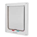 Lockable Kitten Puppy Pets Plastic Gate Doors 4 Way Dog Cat Security Flap Doo