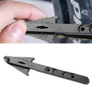 Bicycle Chain Gauge Chain Checker Cycling Accessory Aluminum Alloy (Black) Newly