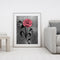 Flower Butterflies Canvas Painted Oil Paint By Numbers Modern Bedroom Wall Art