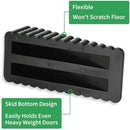 Anti-Collision ABS Silicone Door Wedge Door Stopper Floor Block Wall Protector