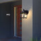 Retro E27 Wall Lamp Waterproof Glass Lantern Light Sconce Outdoor Garden De