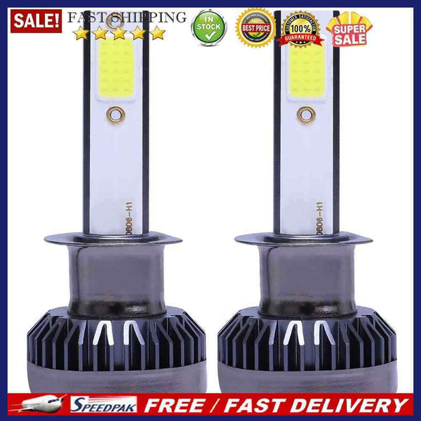 1 Pair Mini COB LED Car Headlight Bulbs 72W 12000LM 8000K Auto Headlamp Bulbs