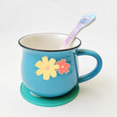 Anti Slip Mugs Cover Cartoon Place Mats Placemats Cup Mat Silicone Coaster