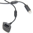 Charge Power Supply Cord USB Charging Cable for XBox 360 Gamepad Charger Wire