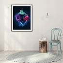 5D Diamond Painting Kit DIY Abstract Game Full Round Drill Mosaic Pictures
