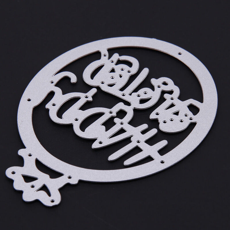 Happy Metal Cutting Die Stencil DIY Scrapbooking Album Embossing Paper Card