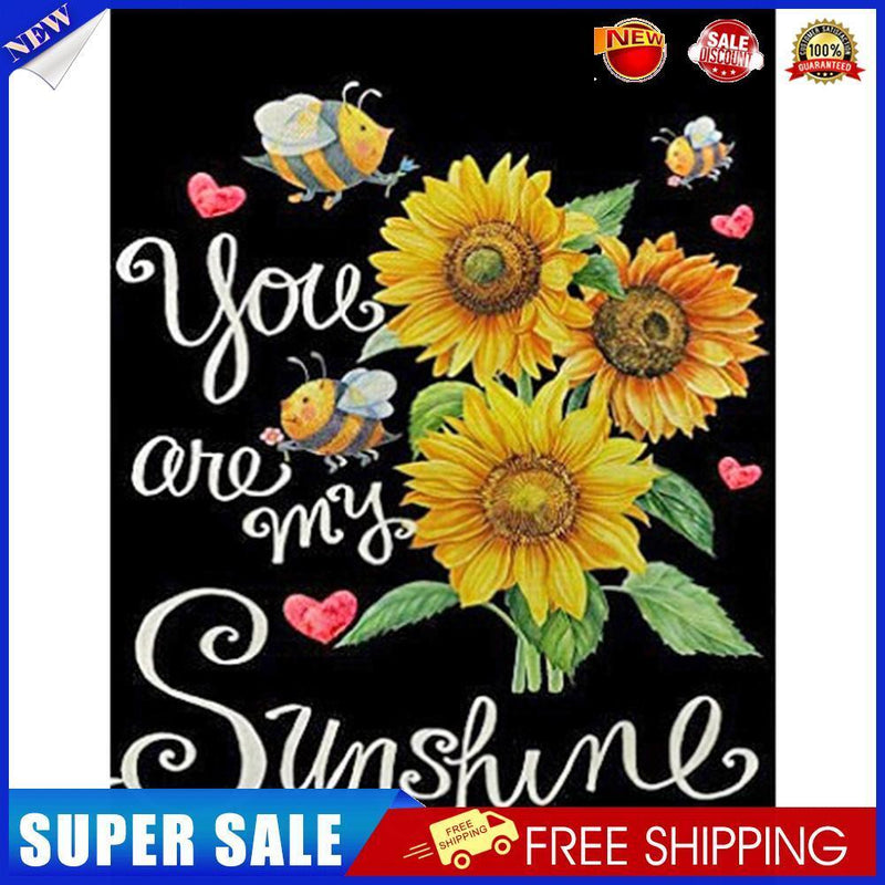 DIY Paint By Number Kit Sunflower No Frame for Home Hanging Art Decoration