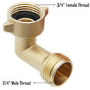 Hose Adapter Garden Hose Elbow Connector 90 Degree Brass Hose Joint Elbow