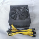 1800W ATX Mining Bitcoin Power Supply Active PFC 180-240V PC Power Supply